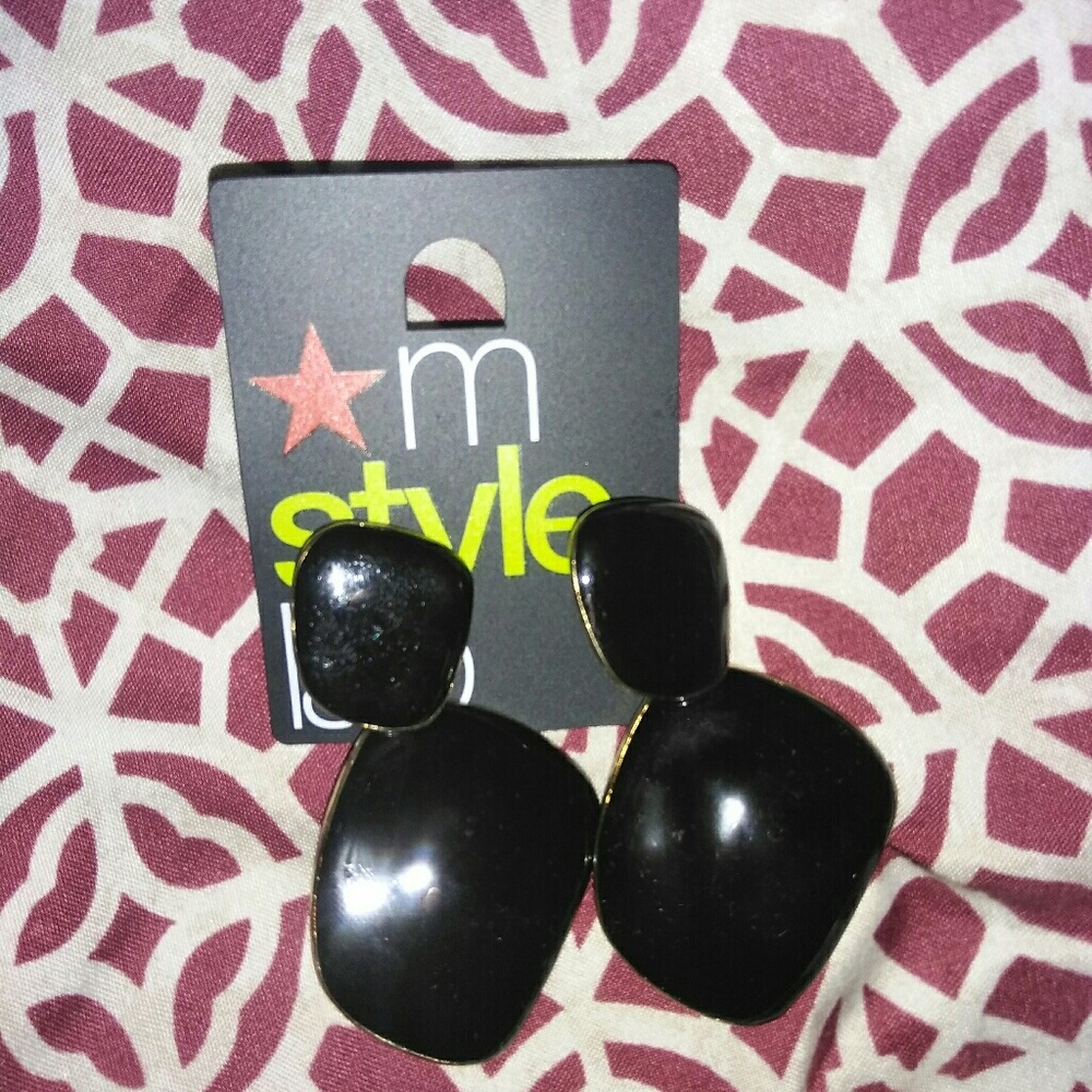 Black earrings